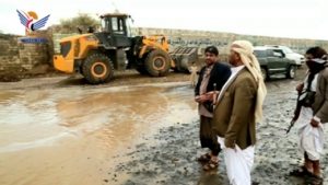 الاطلاع على أضرار الأمطار بمدينة صعدة القديمة