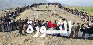 وقفات بمديرية جبل الشرق بذمار تضامناً مع الشعب الفلسطيني وتفويضاً لقائد الثورة