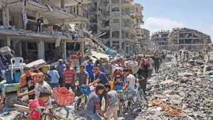 قوات العدو تنسحب من شرق خانيوس مخلفة جرائم مهولة (شاهد الصورة)