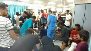 مذبحة كبرى للعدو إثر قصف مدرسة تأوي آلاف النازحين وشهداء وجرحى بالعشرات