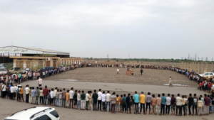 وقفات بمديريات محافظة الحديدة نصرة لغزة وتضامنا مع الأسرى