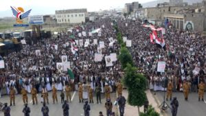 عمران تحتشد في 43 مسيرة حاشدة نصرة غزة