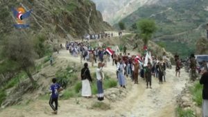 مسير وعرض شعبي لخريجي الدورات المفتوحة في حجه