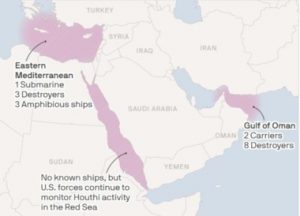 الولايات المتحدة بلا قطع بحرية في البحر الأحمر