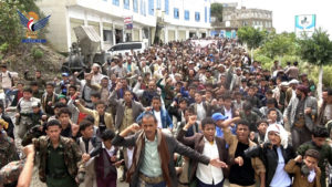 مسيرات ووقفات في ريمة نصرة لغزة وتضامنا مع الأسرى الفلسطينيين