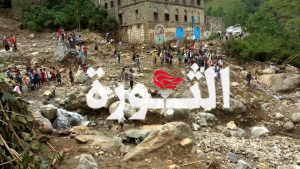 الاطلاع على أضرار السيول في مديرية الجبين بريمة