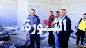 الصالة الرياضية المغلقة1 المولد يتفقَّد سير العمل في مشروع الصالة الرياضية المغلقة متعددة الأغراض