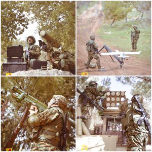 حزب الله المقاومة اللبنانية تقصف نهاريا وتشعل الحرائق في الجليل