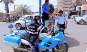 خبر المرور نشر الدراجات المرورية في الجولات والتقاطعات