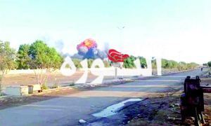 غارات-العدوان-الأمريكي-البريطاني-على-الحديدة العدوان الأمريكي البريطاني يشن غارة على مديرية الصليف بالحديدة