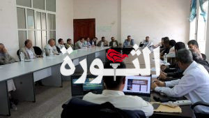 لجنة الطوارئ برئاسة محافظ حجة تناقش معالجات أضرار السيول