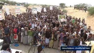 10 مسيرات حاشدة في مأرب تضامناً مع الشعب الفلسطيني ونصرةً لغزة