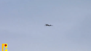 هجوم جوي واسع من جنوب لبنان باتجاه الأراضي المحتلة