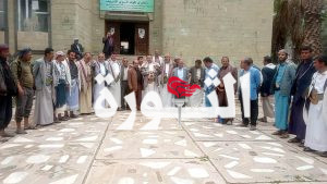 منتسبو وزارة السياحة ينظمون وقفة تضامنية مع الشعب الفلسطيني