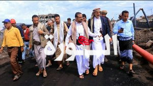 وزير النفط يتفقد سير العمل في منشآت رأس عيسى وميناء الحديدة 