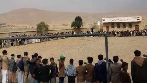 عمران.. حراك طلابي واسع يندد باستمرار جرائم الإبادة الجماعية في غزة (صور)