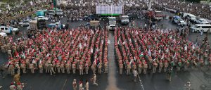 ١_8_ وحدة من الشرطة العسكرية تنفذ مسير عسكري تحت شعار “زوال إسرائيل”