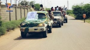 تشييع جثمان الشهيد حسين نافع في الحديدة