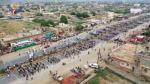 عرض شعبي مهيب لقوات التعبئة في تهامة
