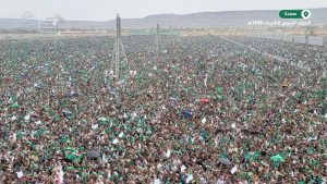 حشود محمدية مدد النظر تحتفي بالمولد النبوي الشريف بمحافظة #صعدة (شاهد)