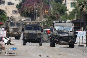 Israeli army raids Jenin in West Bank العدو يقتحم جنين و يدمر البنية التحتية في عدة مناطق فيها