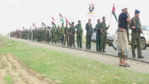 9b654febc9ffb22ee5b38ac3415875bf مسير لخريجي دفعة أمنية من دورات طوفان الأقصى في الزهرة بالحديدة