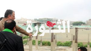 الصوفي يتفقد الساحة المخصصة للمولد النبوي الشريف في مركز محافظة حجة الصوفي يتفقد الساحة المخصصة للمولد النبوي الشريف في مركز محافظة حجة