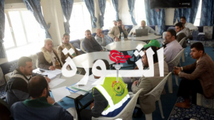 غرفة عمليات اللجنة العليا لمواجهة الطوارئ تناقش سُبل الحماية من الانهيارات الصخرية والصواعق