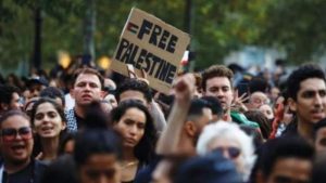 تظاهرة أكاديمية في نيويورك تنديداً باستمرار العدوان على غزة