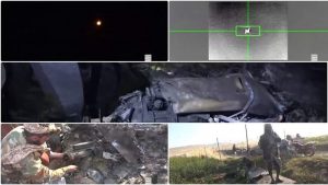 مشاهد اصطياد الطائرة ” MQ-9″ الأمريكية في سماء ذمار