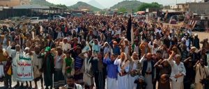 ريمة .. 21مسيرة حاشدة تضامناً من الشعبين الفلسطيني واللبناني ٧٦٢ ريمة.. 21 مسيرة جماهيرية تحت شعار “يمن الإيمان في جهاد وثبات مع غزة ولبنان”