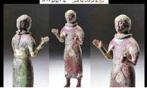 شسيص بيع تمثال يمني عمره أكثر من 3 آلاف عام في مزاد بلندن