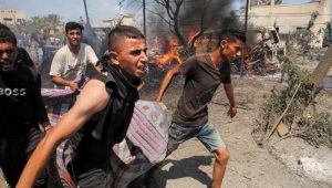 عربي1 الاحتلال يرتكب مجزرة مروعة بحق النازحين في مخيم المواصي بخان يونس أسفرت عن 80 شهيداً وجريحاً