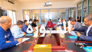 المهدي يطلع على سير العمل بمؤسسة الاتصالات ومركز الاستشعار عن بعد