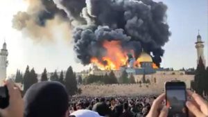 مع عبارة “قريباً في هذه الأيام”.. جماعات يهودية تنشر مقطع يحاكي إحراق المسجد الأقصى