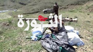 مناورة ومسير لخريجي الدورات المفتوحة في مديرية بني حشيش بصنعاء