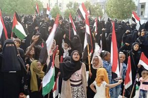 فعالية خطابية للهئية النسائية بالحديدة بمناسبة العيد العاشر لثورة 21 سبتمبر