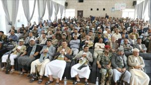 IMG_20240924_211526_258 المكاتب التنفيذية بإب تنظم فعالية خطابية احتفاءً بالعيد العاشر لثورة 21 سبتمبر