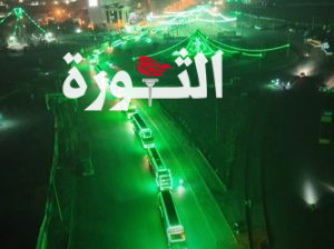 مسيرة ضوئية لـ50 قاطرة بترول ومئات السيارات بالحديدة احتفاءً بالمولد النبوي