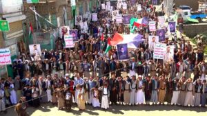 أبناء ريمة يحتشدون في 24 ساحة دعماً لصمود الشعبين الفلسطيني واللبناني في مواجهة العدو