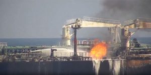 سريع يعلن قصف ناقلة نفط بريطانية وسفينتين في البحرين الأحمر والعربي والمحيط الهندي