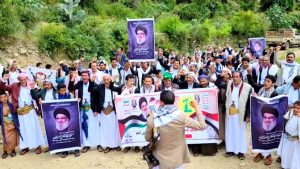 أبناء ريمة يحتشدون في 24 ساحة دعماً وإسناداً لصمود الشعبين الفلسطيني واللبناني في مواجهة العدو الصهيوني