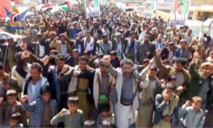 42 مسيرة في عمران  احياء لذكرى «طوفان الاقصى» الاولى