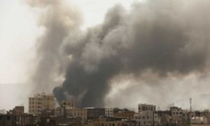 غارات مكثفة لطيران العدوان الأمريكي البريطاني