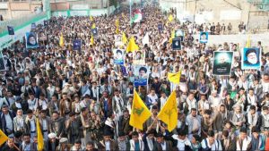 93 مسيرة جماهيرية كبرى في محافظة حجة مباركة للبنان واستمراراً في دعم غزة (تفاصيل + صور)