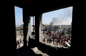 غزة استشهاد 9 مواطنين فلسطينيين في قصف العدو جباليا وبيت لاهيا ورفح