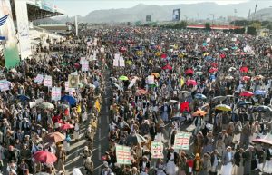 نفذته وحدات رمزية من ألوية الحسم  مسير عسكري من ذمار إلى ميدان السبعين