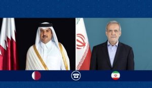 الرئيس الايراني وأمير قطر يناقشان الوضع في سوريا