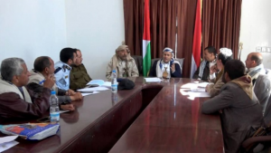 جعمان يرأس اجتماعًا لمناقشة آلية تنظيم فرز النقل بمدينة عمران