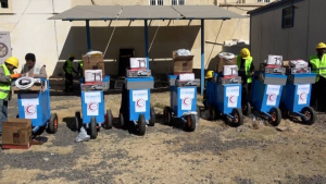 جمعية الهلال الأحمر اليمني1 الهلال الأحمر يدشن مشاريع سبل المعيشة بعمران